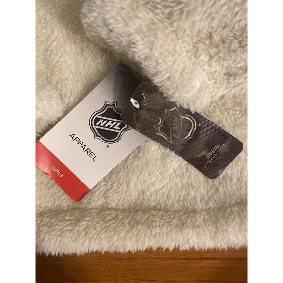 New York Rangers Fleece Quarter Zip Sz 7/8 Child NWT Girls - Picture 2 of 6